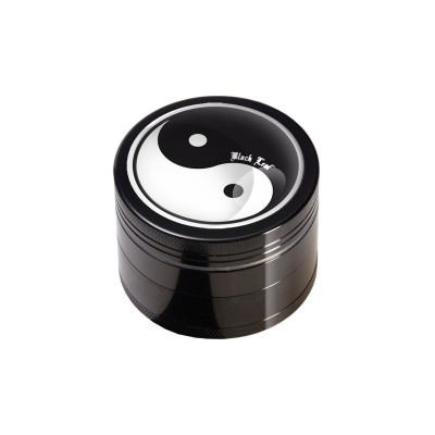 'Black Leaf' Grinder 4-parts 'Yin Yang'